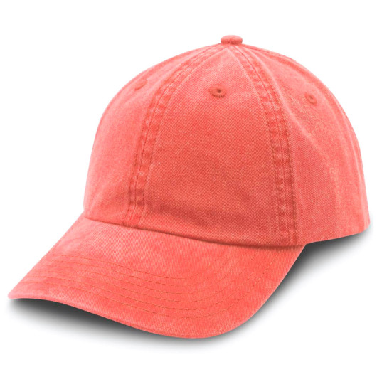 Tangerine Washed Chino Caps